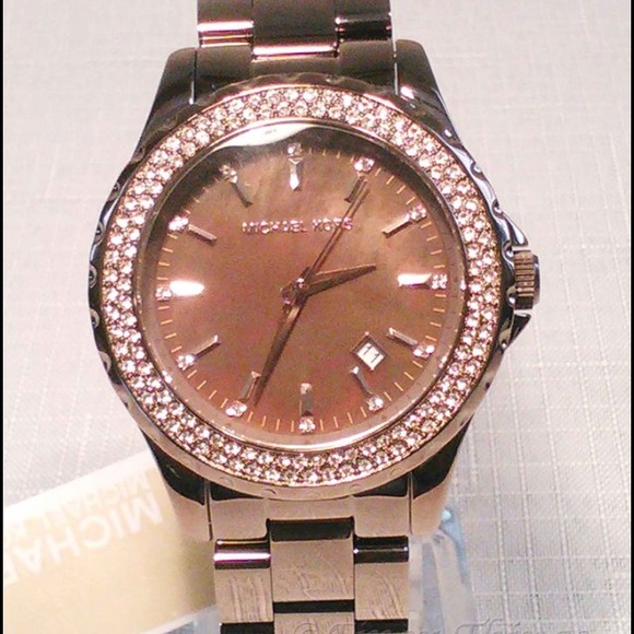 SOLD***Michael Kors Chocolate Brown Watch