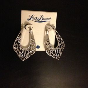 New! Lucky Brand Silver Earrings