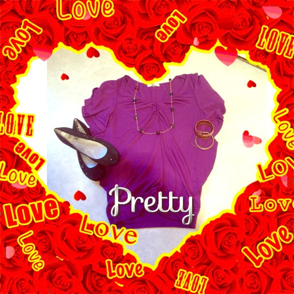 Lovely plum top - Picture 1 of 4