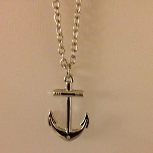 Brand New: Silver Anchor Necklace