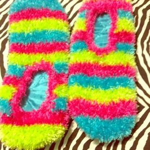 Fuzzy slippers!