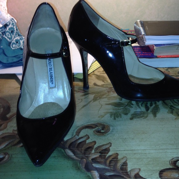 Patent Manolo Mary Jane pumps - Picture 2 of 4