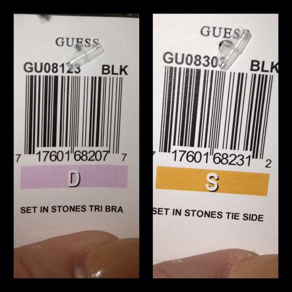 GUESS Bikini. Bottom size Small. Top Size D. NWT - Picture 3 of 3