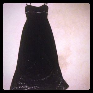 Black sparkly dress