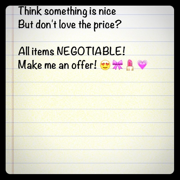 All reasonable offers entertained!