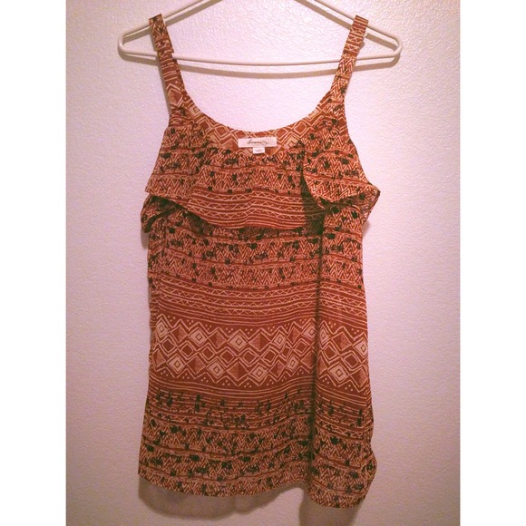⭐️REDUCED PRICE⭐️ F21 Tribal Print Sleeveless Top