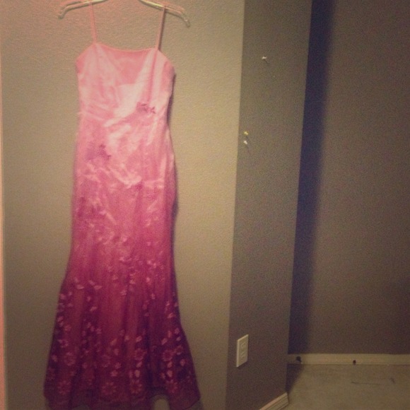 Pink faded dress