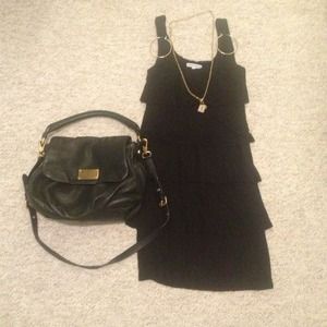 Soft and sexy flapper style little black dress