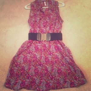 TRADED :) - Flower shirt dress - never worn