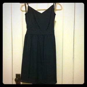 Gorgeous backless black silky dress!