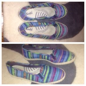 Denim skirt, LEDs shoes