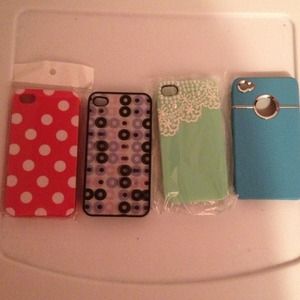 Iphone case bundle for the 4 or 4s