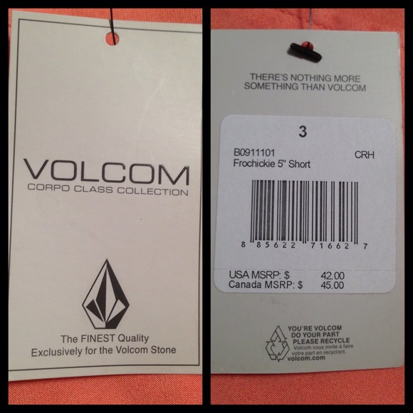 🔹 NWT Volcom Coral Frochickie 5" Short - Picture 4 of 4