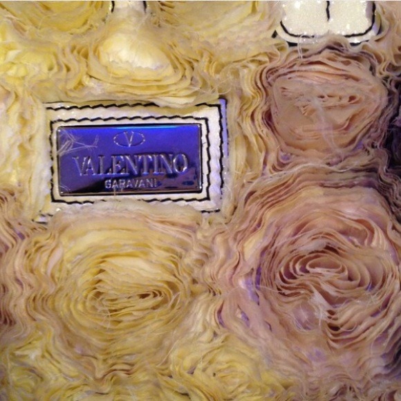 REDUCED Valentino Taffeta Rosier Handbag