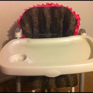 Costume made high chair cover