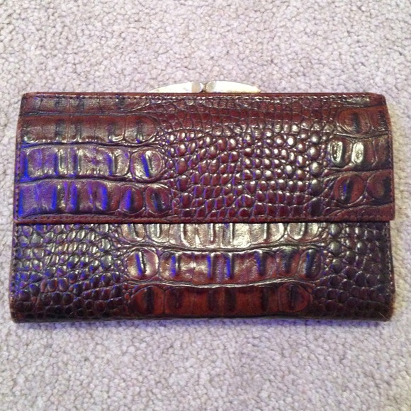 Brahmin Crocodile Embossed Wallet