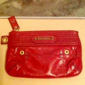 Juicy couture wristlet/ make up bag