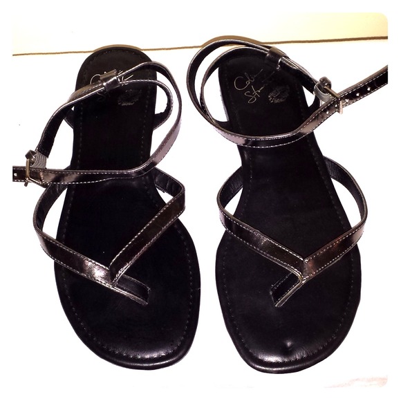 Colin Stuart by Victoria's Sec. Grey Sandals