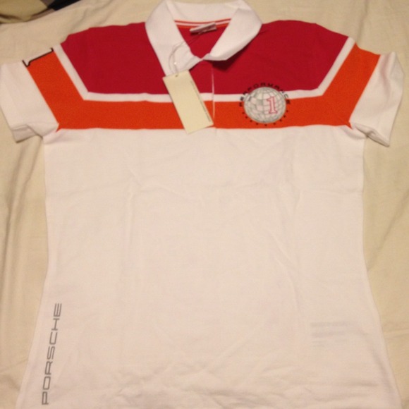 Bundle NWT Authentic Porsche Polo Shirts Medium - Picture 2 of 3