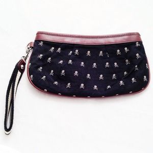 Ralph Lauren Rugby Skull & Crossbones Wristlet