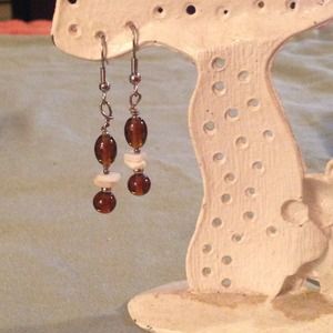 Hanging earrings