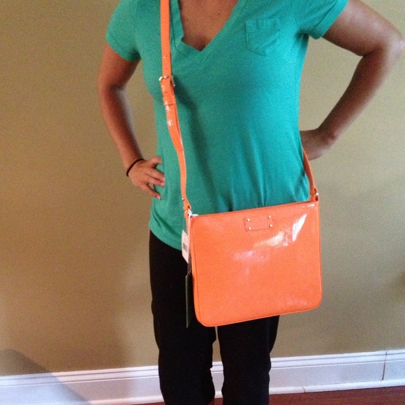 *bundled* NWT Kate Spade neon orange metro spade - Picture 2 of 4