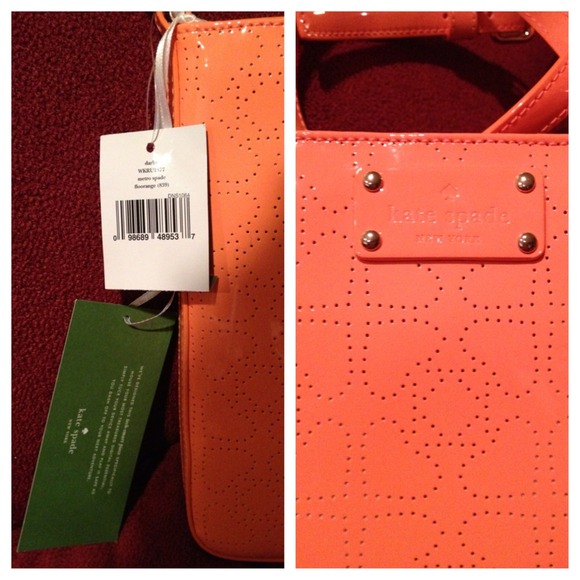 *bundled* NWT Kate Spade neon orange metro spade - Picture 3 of 4