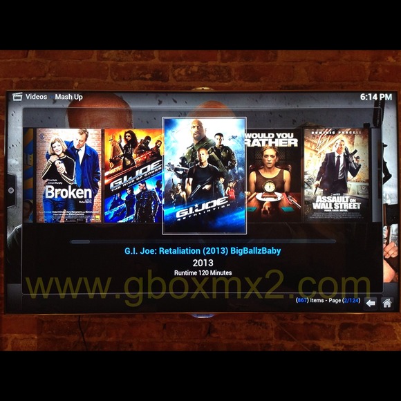 G-Box MX2 - Android TV Box.  Watch Free HD Movies!