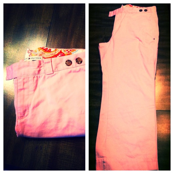 Tommy Hilfiger light pink pants size 8