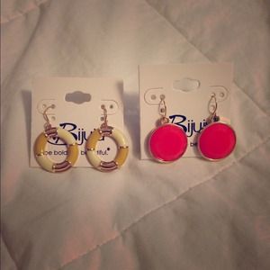 Two pairs or Bejuju earrings