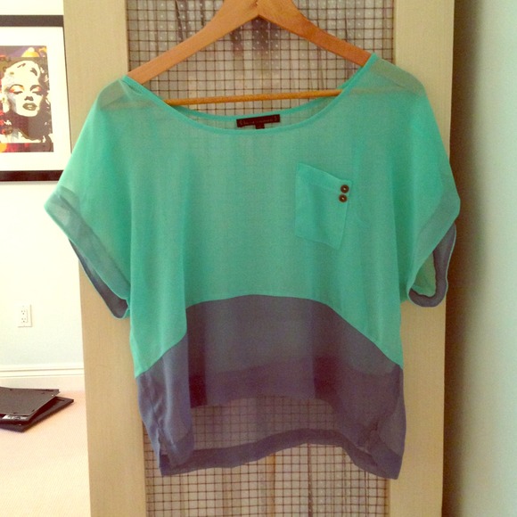 Multicolored blue lucca couture T-shirt
