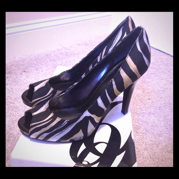 👠Sexy Multicolor zebra stripe heels 👠