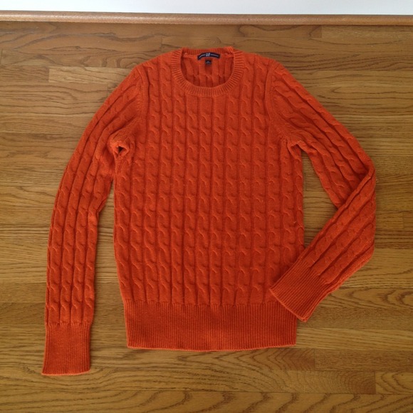 GAP Sweaters - GAP Orange Cable Knit Sweater