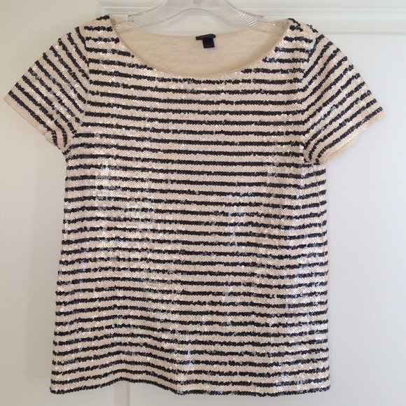Jcrew sequin top