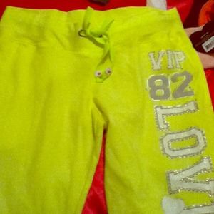 Brand new Neon yellow sweatpants