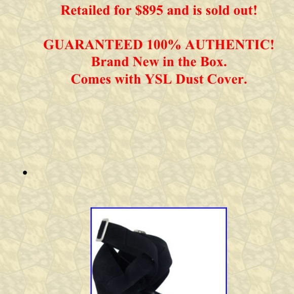 🎉Host pick 🎉 AUTHENTIC!!YVES SAINT LAURENT SHOES - Picture 3 of 4