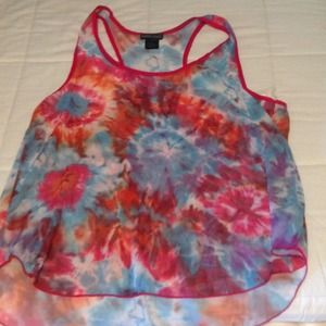 Tye dye tank