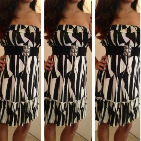Geometric Print Dress