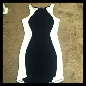 Black and white dress