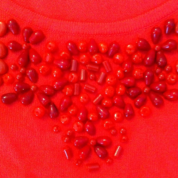 Talbots beaded top - Picture 3 of 4