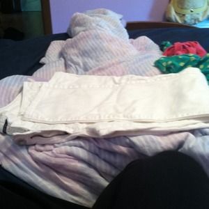 White American eagle jeans