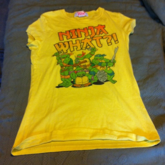 Yellow TNMT tee. Reduced.