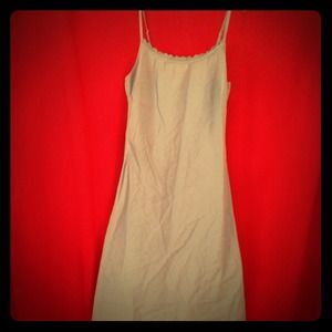 Simple blue dress slip