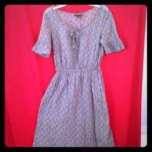 Knee length floral dress