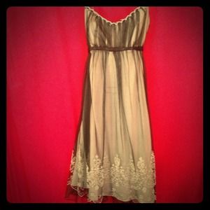 Grey and sparkly dress