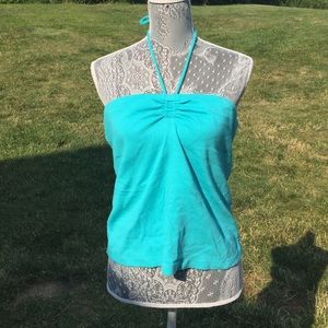 NY&CO Turquoise Halter Top Size XL