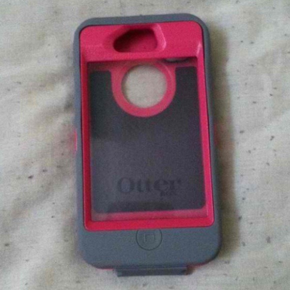 🚫🚫TRADED🚫🚫Pink and grey otter box