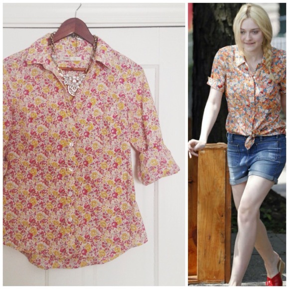 SOLD - FINAL SALE // Floral Cotton Shirt