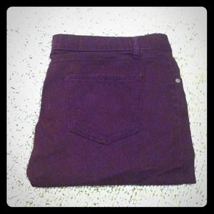 Plum skinnies