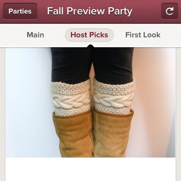 🎉Host Pick🎉Knit Cable Boot Cuffs - Picture 4 of 4